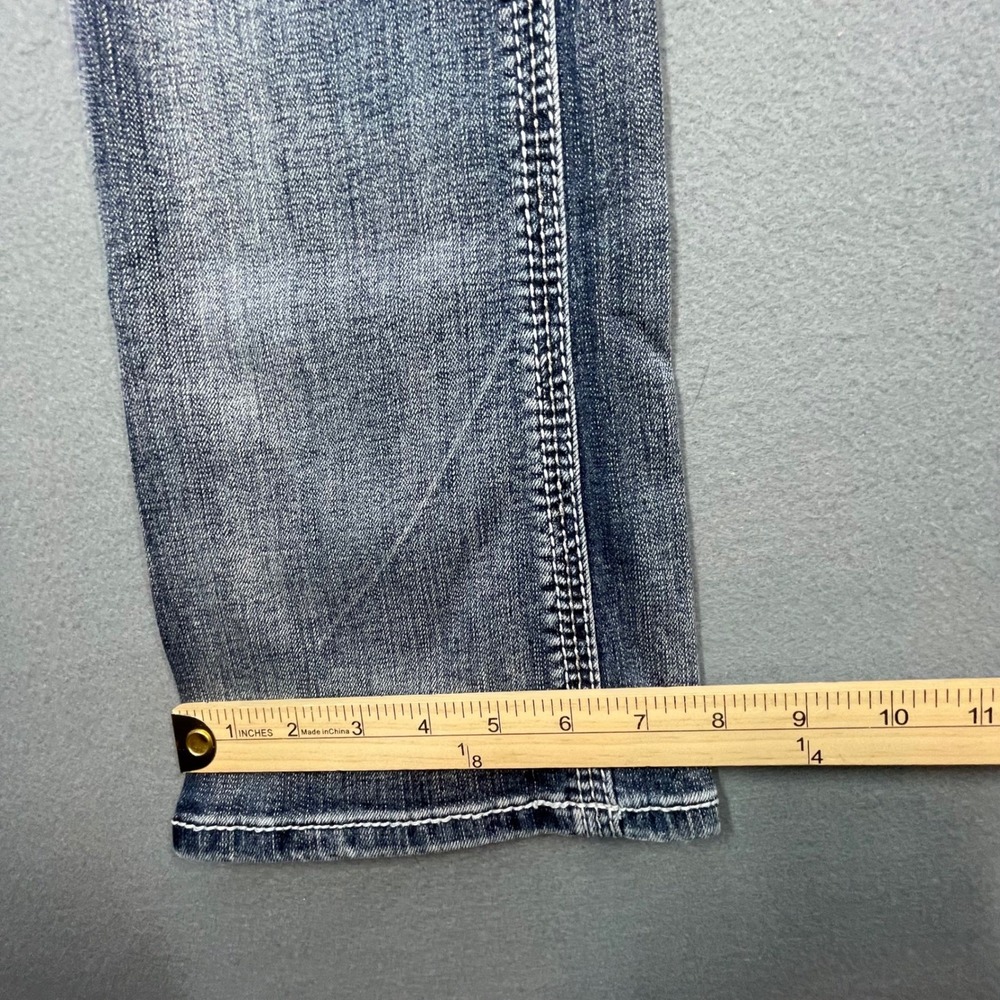 Grace in LA Blue Jeans Bootcut Embroidered Embellished Pockets Womens 28 - Picture 9 of 10